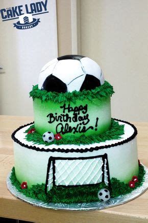 I made this from red velvet cake with cream cheese. Soccer Birthday Cake (With images) | Tort, Urodziny ...