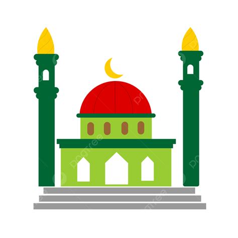Simple Mosque Clipart Transparent Background Simple Mosque Design
