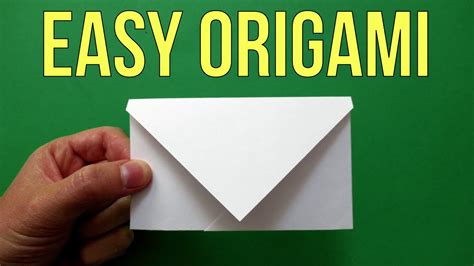 How To Make Paper Envelope No Glue Or Tape Very Easy Diy Youtube