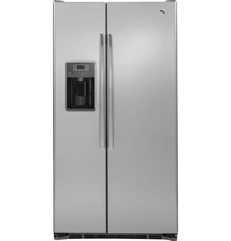 Ge® Series 219 Cu Ft Counter Depth Side By Side Refrigerator