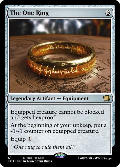 One Ring To Rule Them All And In The Darkness Bind Them Custommagic