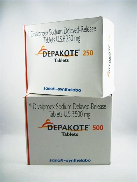 Depakote Dr Divalproex Sodium Dr