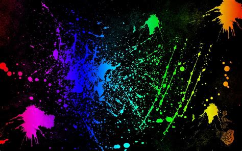 Rainbow Paint Splash Wallpaper Hd Abstract 4k Wallpapers Images