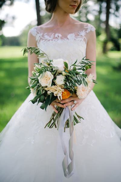 Southern Wedding Olive Branch Bouquet