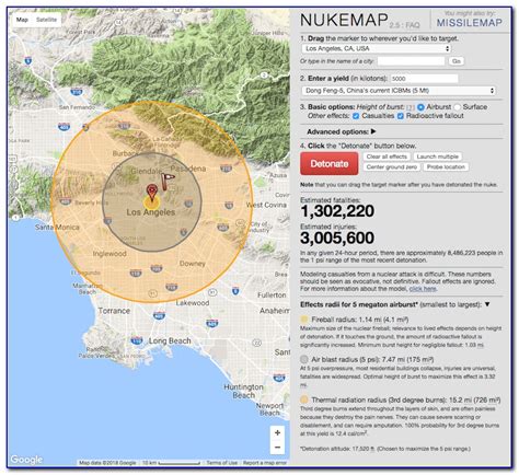 Nuclear Explosion Radius Map Prosecution2012