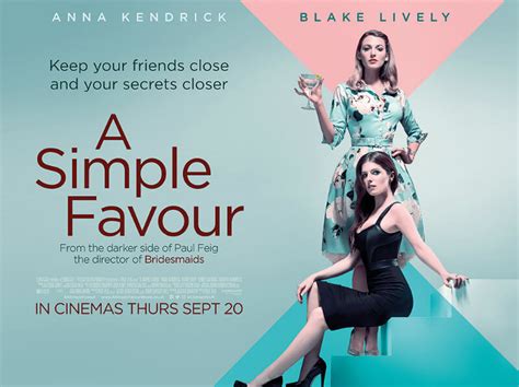 Mommy vlogger stephanie joins her best friend emily's husband, sean, to investigate her sudden disappearance from their small town. Film Feeder A Simple Favour (Review) - Film Feeder