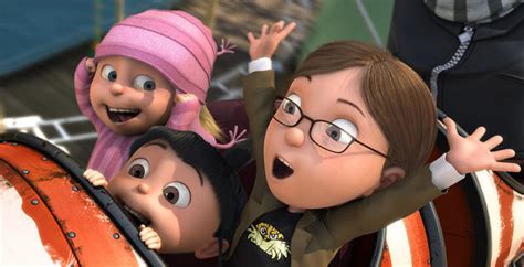 Margo Edith And Agnes On Roller Coaster Despicable Me Image 13770773 Fanpop