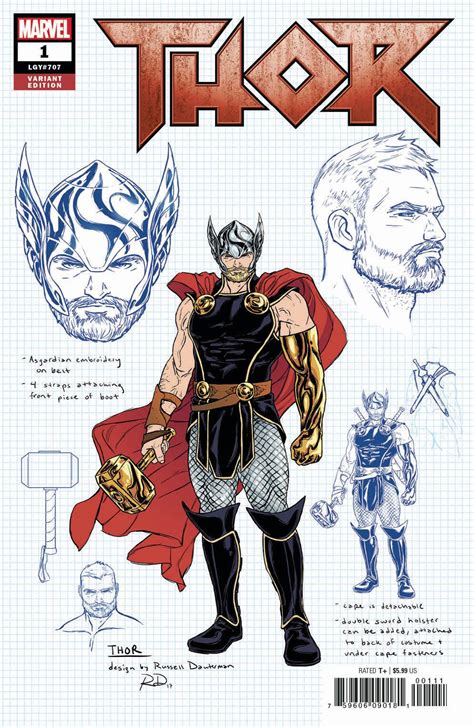 Thor 1 Dauterman Design Variant 2018 Comichub