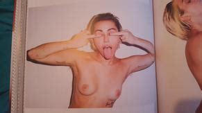 Miley Cyrus Topless Appears In New Book Aznude