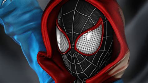 Spider Man Miles Morales Costume 4k Hd Superheroes Wallpapers Hd