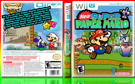 New Super Paper Mario Wii U Box Art Cover By Dimentio64
