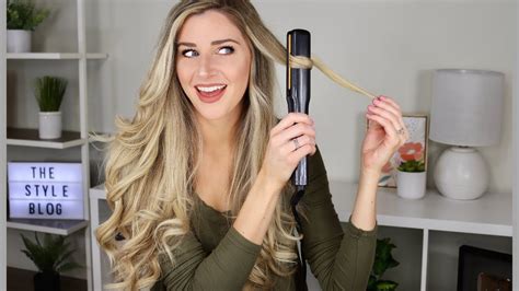 How To Curl Your Hair With A Straightener Updated Curlystyly