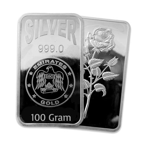 Premium 100g Silver Bar Collection Anjali Jewel Dubai