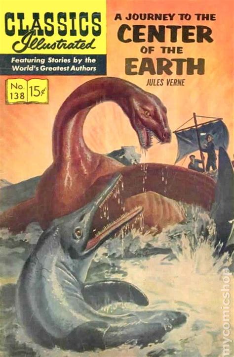 Classics Illustrated 138 Journey To The Center Of The Earth Comic Books
