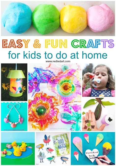 Easy Fun Crafts For Kids To Do At Home Red Ted Art Kids Crafts
