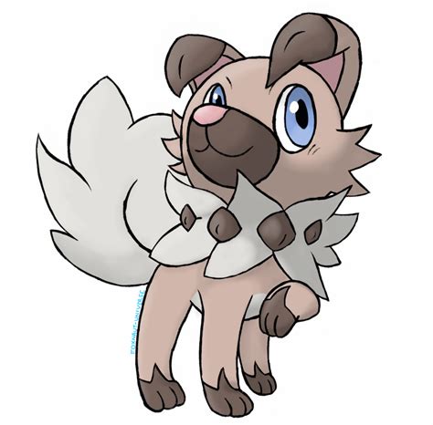 Rockruff coloring page for free coloring! Rockruff by LunarousCrescent on DeviantArt