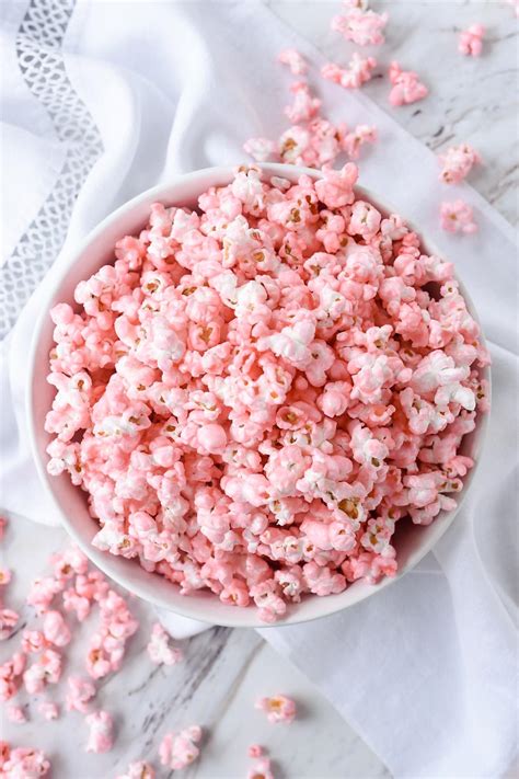 Pink Popcorn Colored Popcorn Recipe By Leigh Anne Wilkes