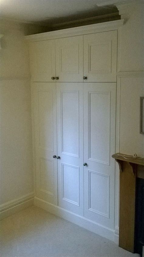 Bespoke Traditional Panelled Wardrobes With Mouldings Bedroom