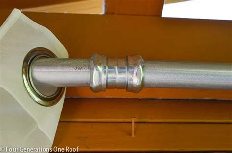 How To Make A Curtain Rod {galvanized} Four Generations One Roof