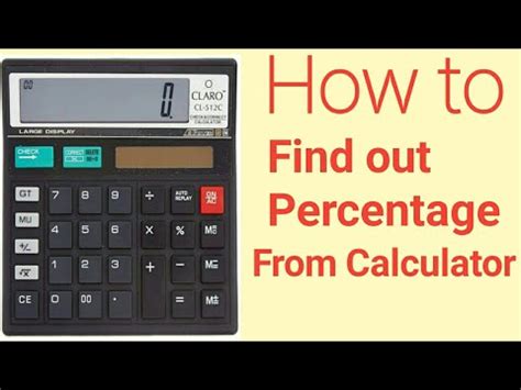 For the 60º angle, the triangle formed by the radius of the circumference and the vertical and horizontal segments is the same as for the 30º angle, only this time, the sine and cosine values are exchanged: How to Find out Percentage From Calculator easy way - YouTube