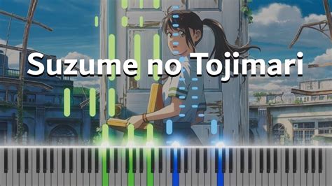 Radwimps Toaka Ost Suzume No Tojimari Short Piano Cover Free Midi Youtube