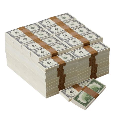 Prop money llc is the official and leader in prop movie money, fake money, motion picture money, trusted use our prop money to add suspense, thrills, and even a little envy for all of your videos and film productions. 1980 Series $1,000,000 Full Print Package - Prop Movie Money