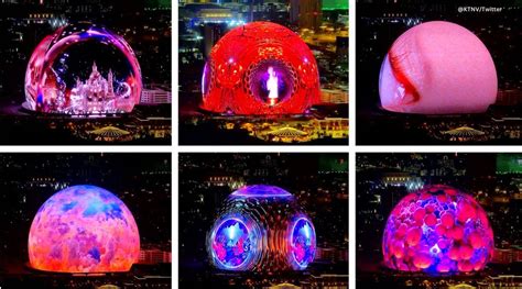 Straight Out Of A Sci Fi Film Las Vegass Sphere Lights Up Stuns Netizens Trending News