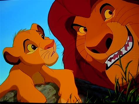 Simba And Mufasa In Disneys The Lion King Image Taken From Flickr