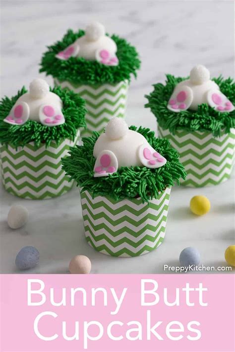 these adorable bunny butt cupcakes are the perfect treat for easter and easier to make than you