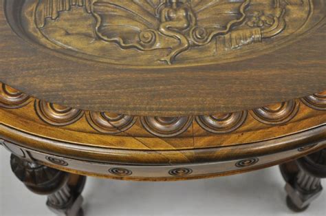 This is pam's beautiful seashell display table. Antique Walnut Jacobean Style Small Coffee Display Table ...