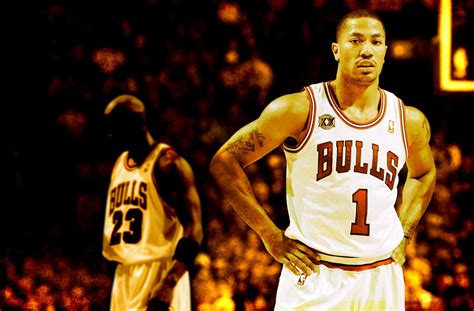 Derrick rose #1 of the chicago bulls puts up a shot between dwyane wade #3 and chris bosh #1 of the miami heat at the united center on february 24, 2011 in chicago, illinois. Derrick Rose Wallpapers - Wallpaper Cave