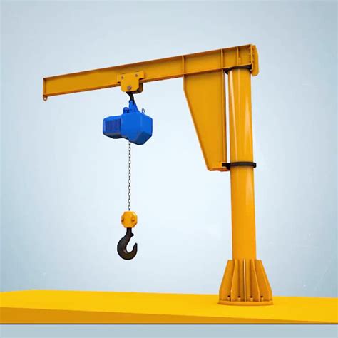 2 post hoists clear floor 2 post hoist. fix column cantilever jib crane - Dowell Crane Co., Ltd