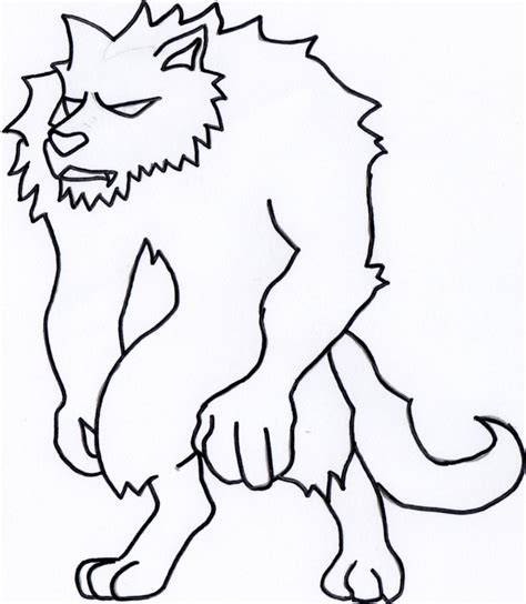 Werewolf Drawing At Getdrawings Free Download