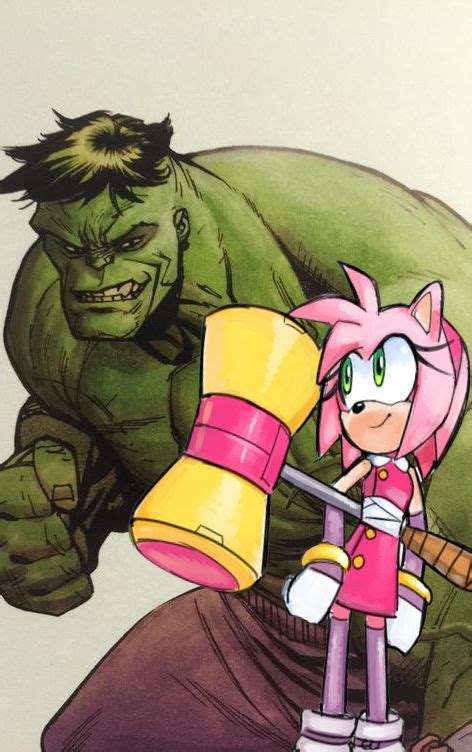 Hulk X Amy Rose Boom By Rsuam1 On Deviantart