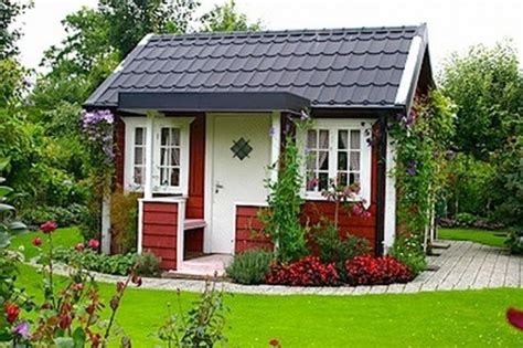 Little Red Swedish Garden Cottage Tiny House Pins