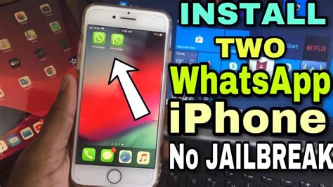 How Can Install Dual Whatsaap In Iphone Youtube