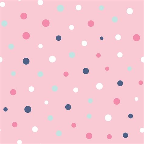 Premium Vector Colourful Polka Dots Seamless Print Pattern