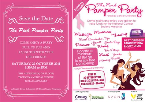 plus size kitten the pink pamper party breast cancer awareness charity event