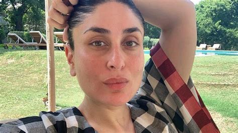 Expecting Mom Kareena Kapoor Khan Adds A Gingham Print Kaftan To Her