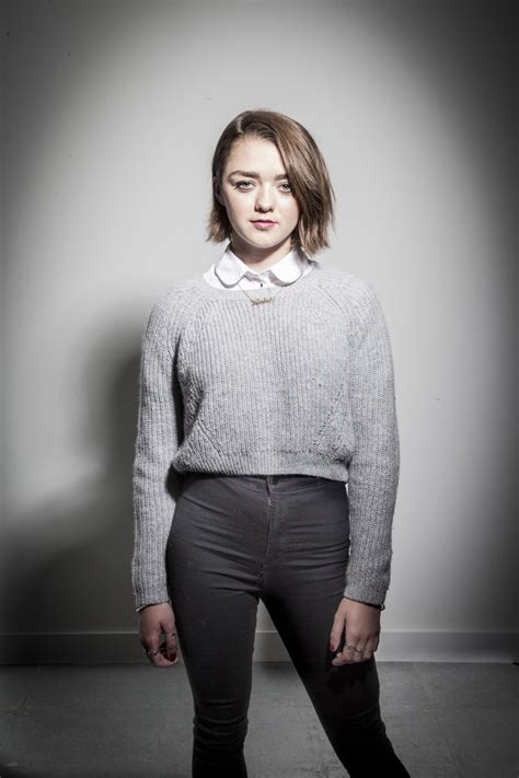 Maisie Williams Photographed By Rob Greig For Time Out Magazine In