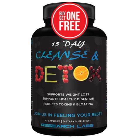 Research Labs 15 Day Colon Cleanse And Detox For Weight Loss