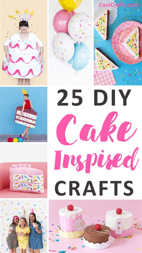 25 Diy Cake Craft Ideas To Get The Party Started Cool Crafts