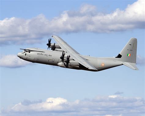 C 130j Super Hercules Aircraft Of The Indian Air Force Iaf