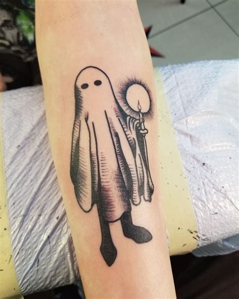 My Spooky Ghost Tattoo Done By Jacob Young Elm Street Tattoo In Dallas
