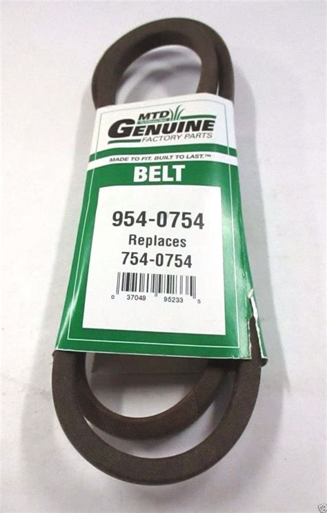 Genuine Mtd 954 0754 Deck Belt Fits Cub Cadet Craftsman Yard Machines