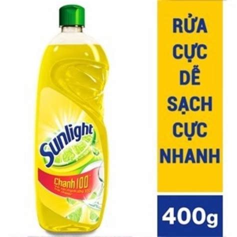 Sunlight Lemon Dishwashing Liquid 100 Bottles Of 400g Shopee Philippines