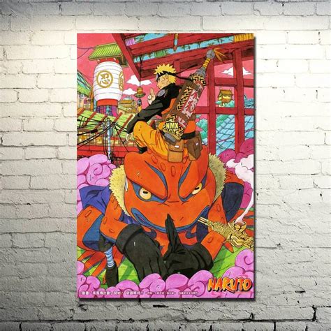 Printed Pictures Home Decor Frame 1 Piece Anime Naruto Canvas Painting