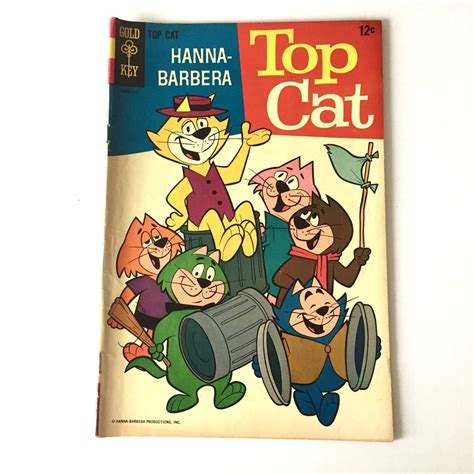 1961 top cat comic book hanna barbera