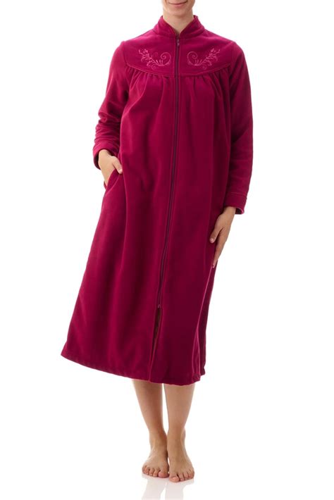 Givoni Mid Length Zip Front Gown La Donna Lingerie Lilydale