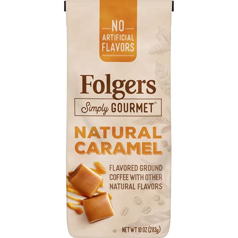 Folgers Simply Gourmet Natural Caramel Flavored Ground Coffee With
